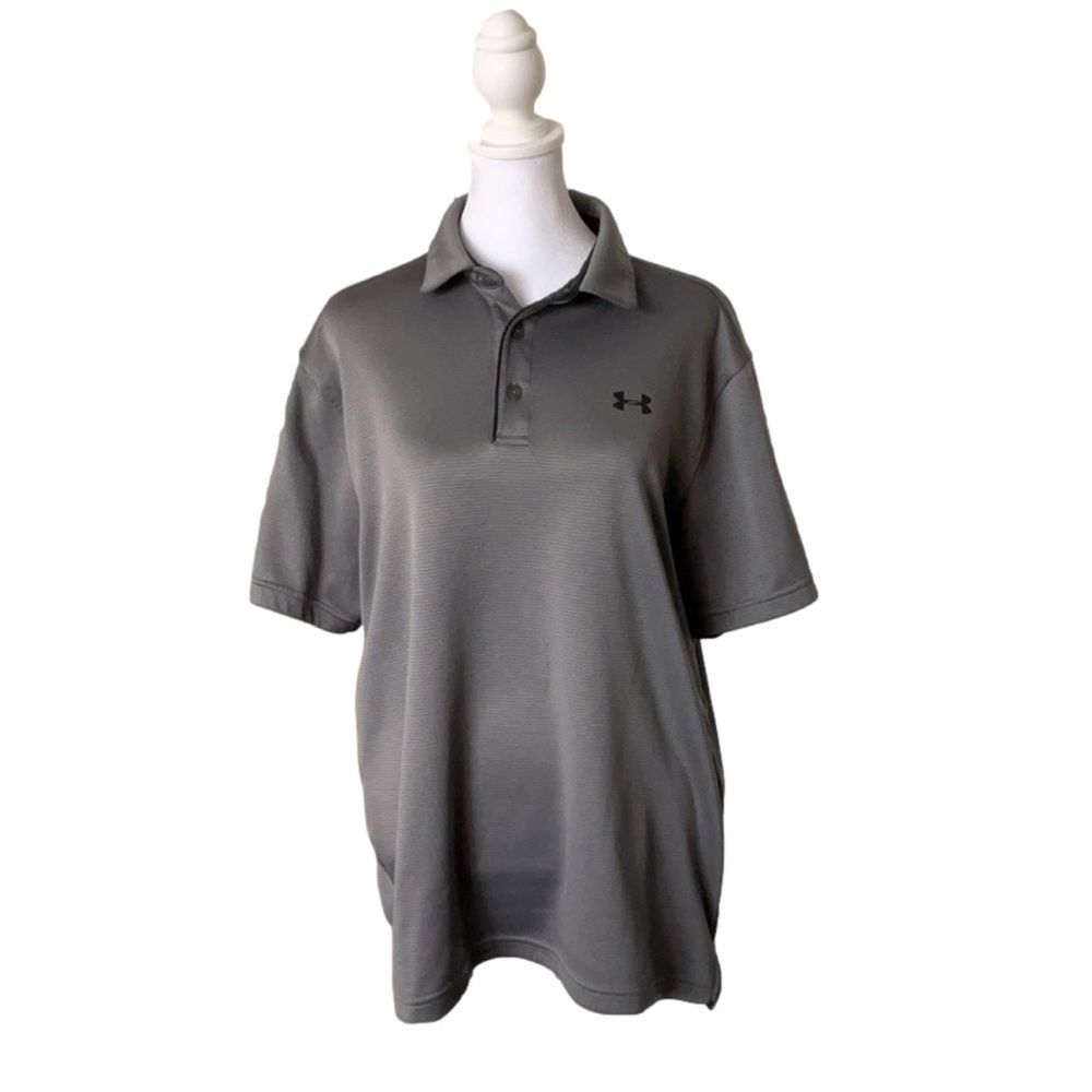 Under Armour Gray Polo Shirt
